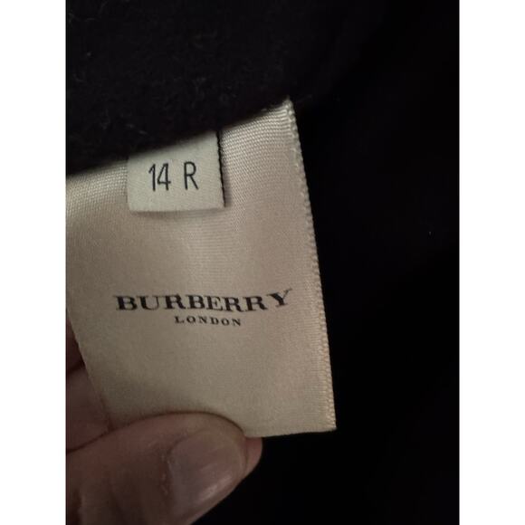 Burberry Women’s Y2K Winter Jacket With Zip Wool Lining Size 14Retail $2000 Plus - Picture 3 of 11